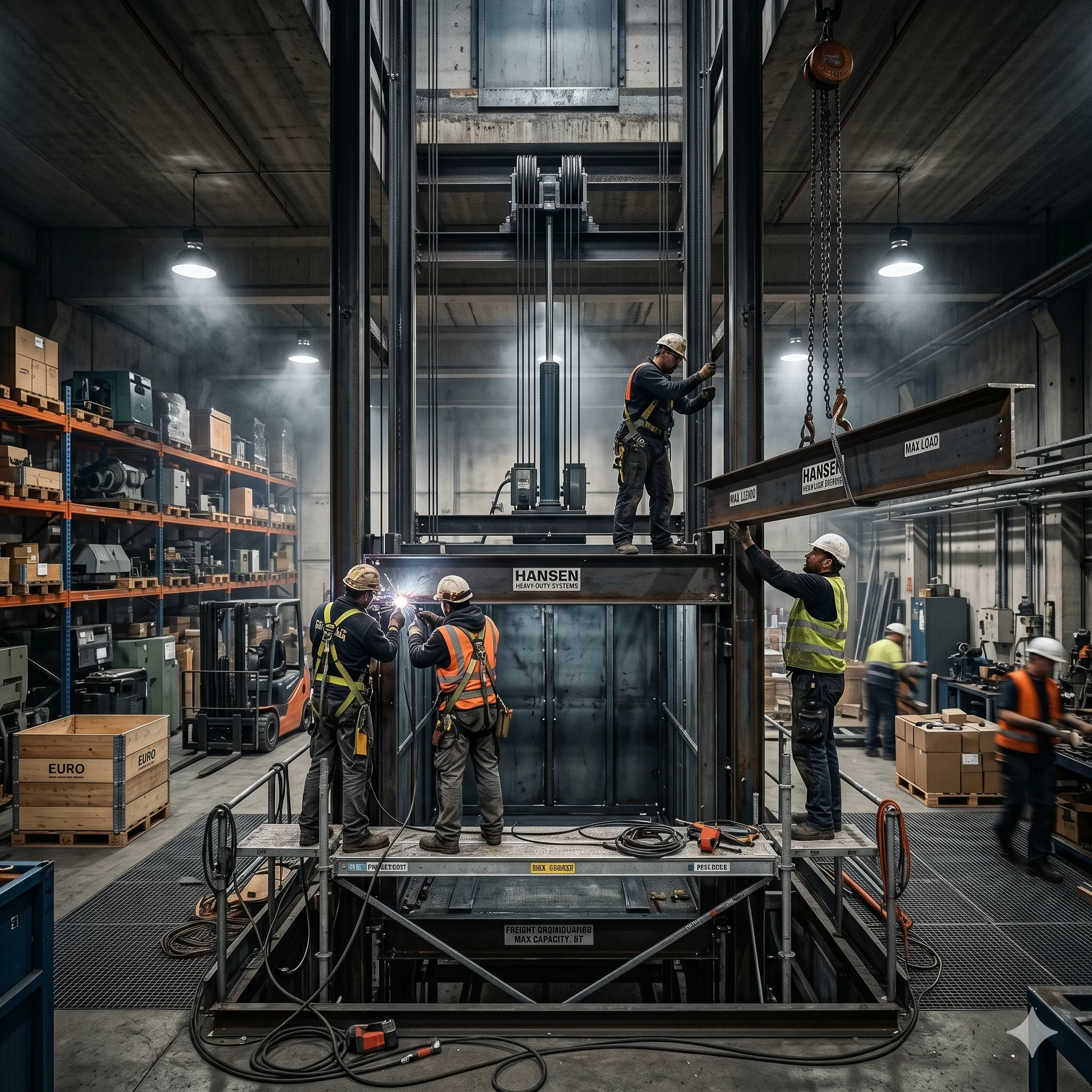 Industrial Lift Installation