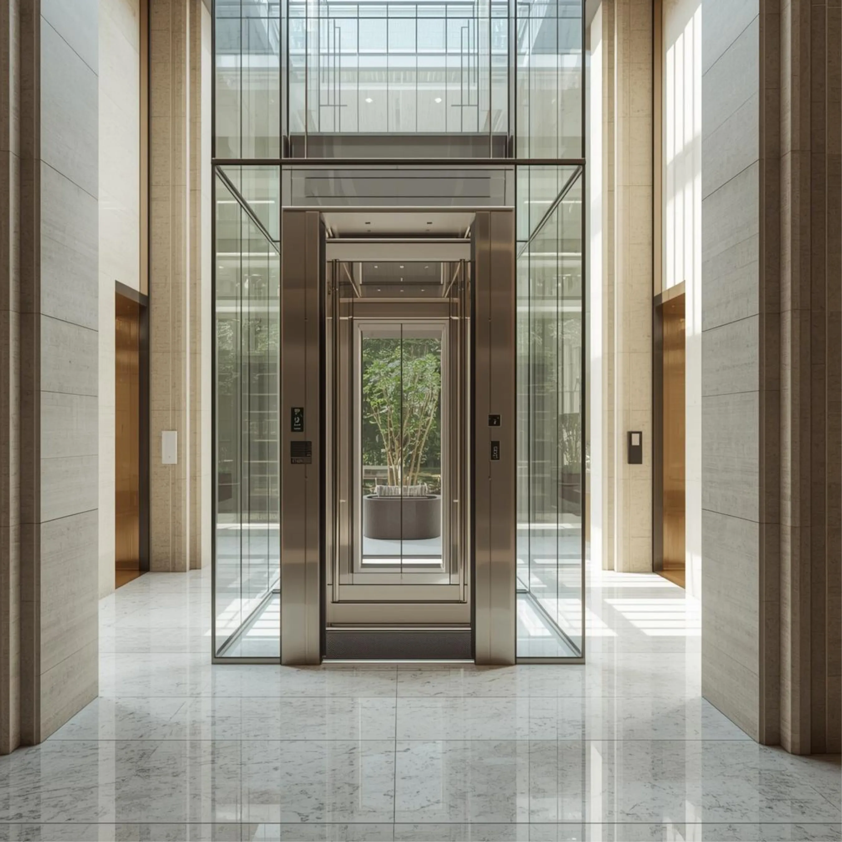 Glass lift installation image 1
