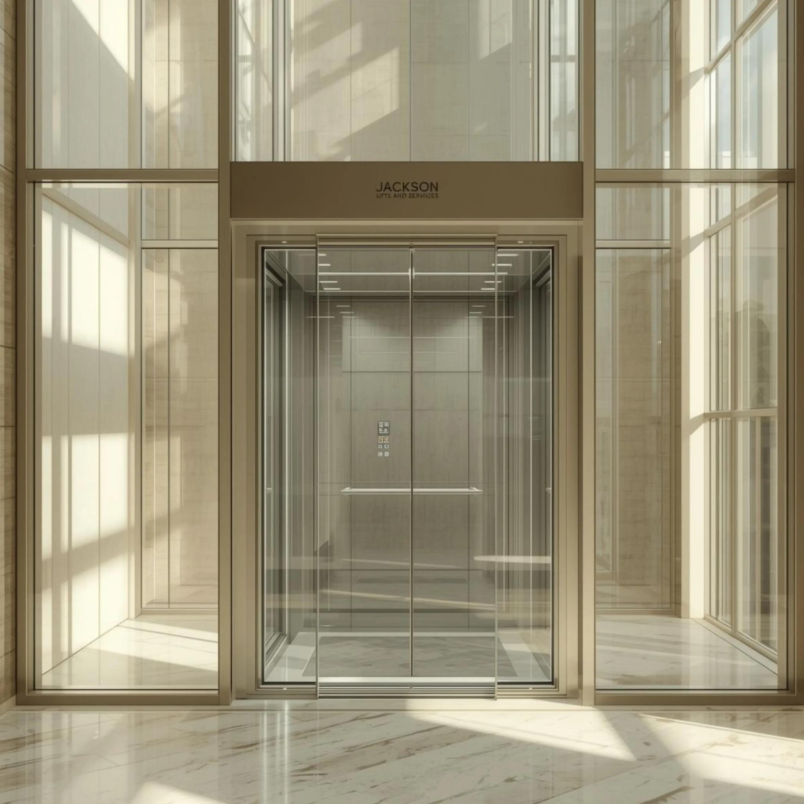 Glass lift installation image 2