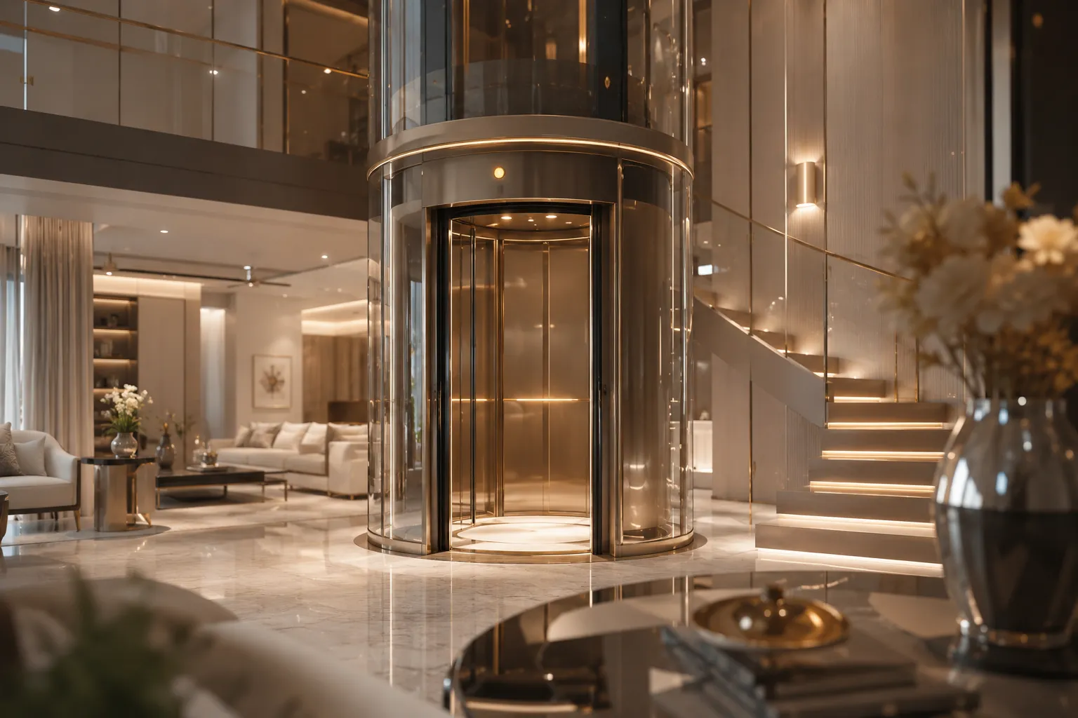 Premium home lift for villa