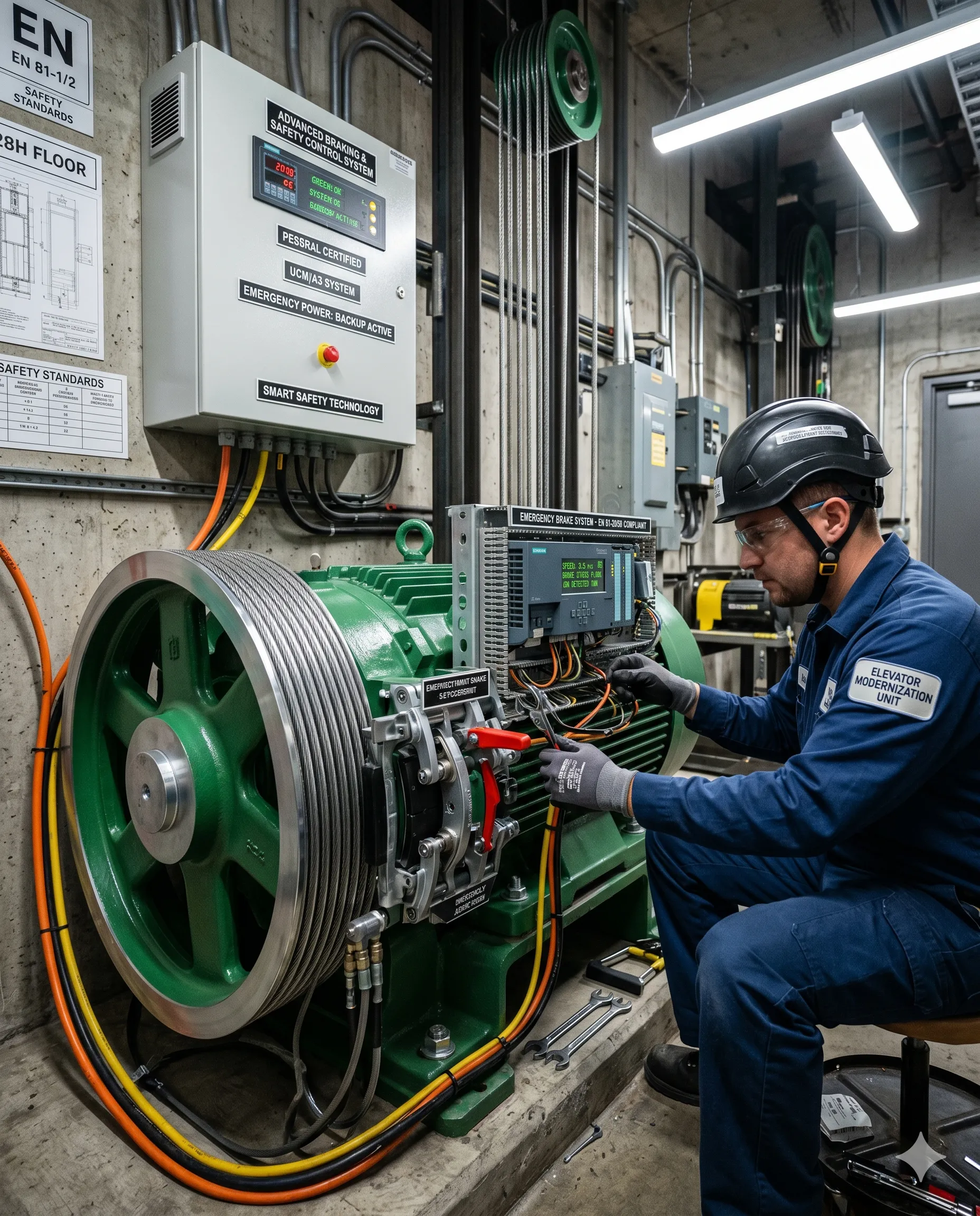 Modernized elevator benefits and improved ride comfort