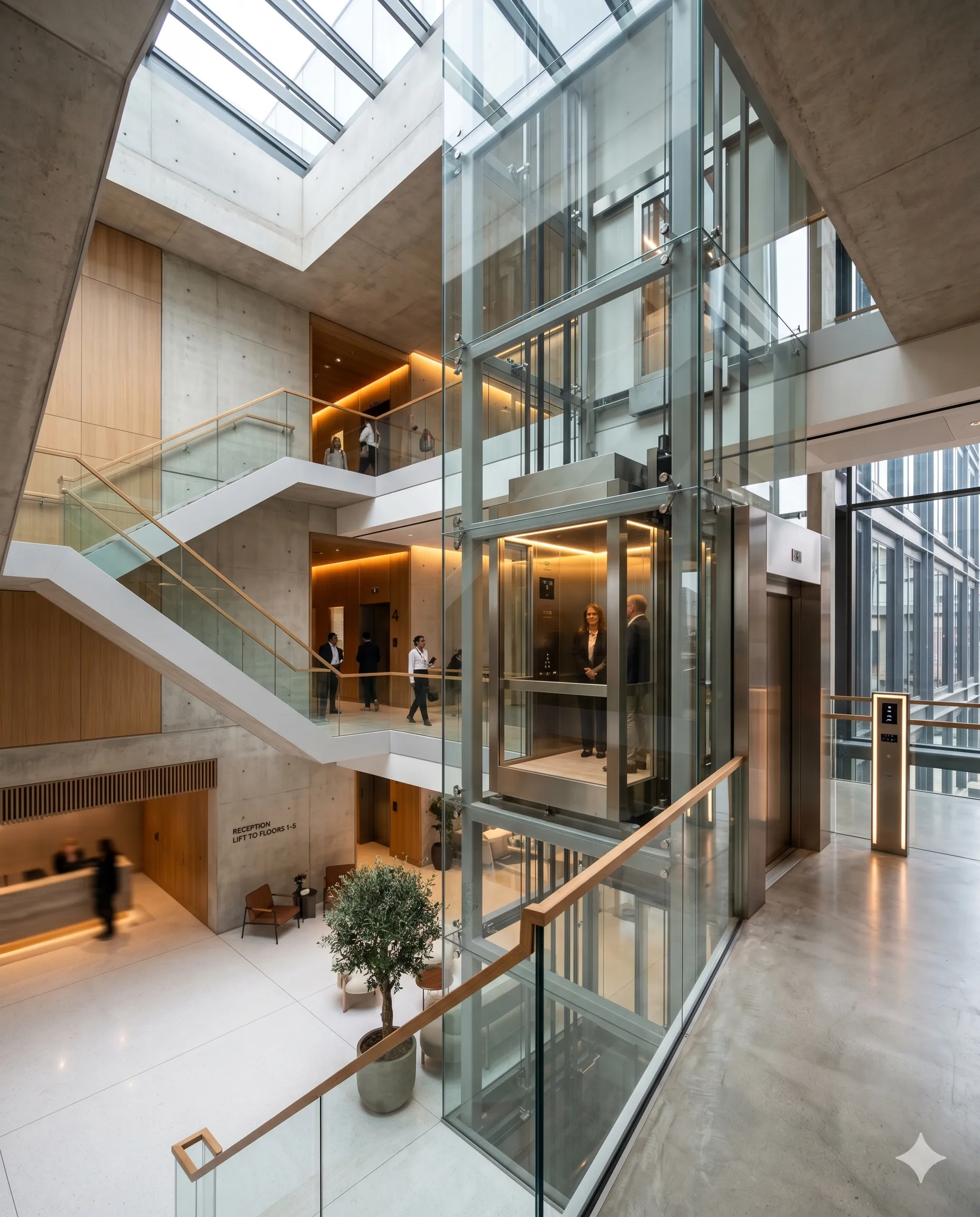 Cleaner architectural integration with MRL technology