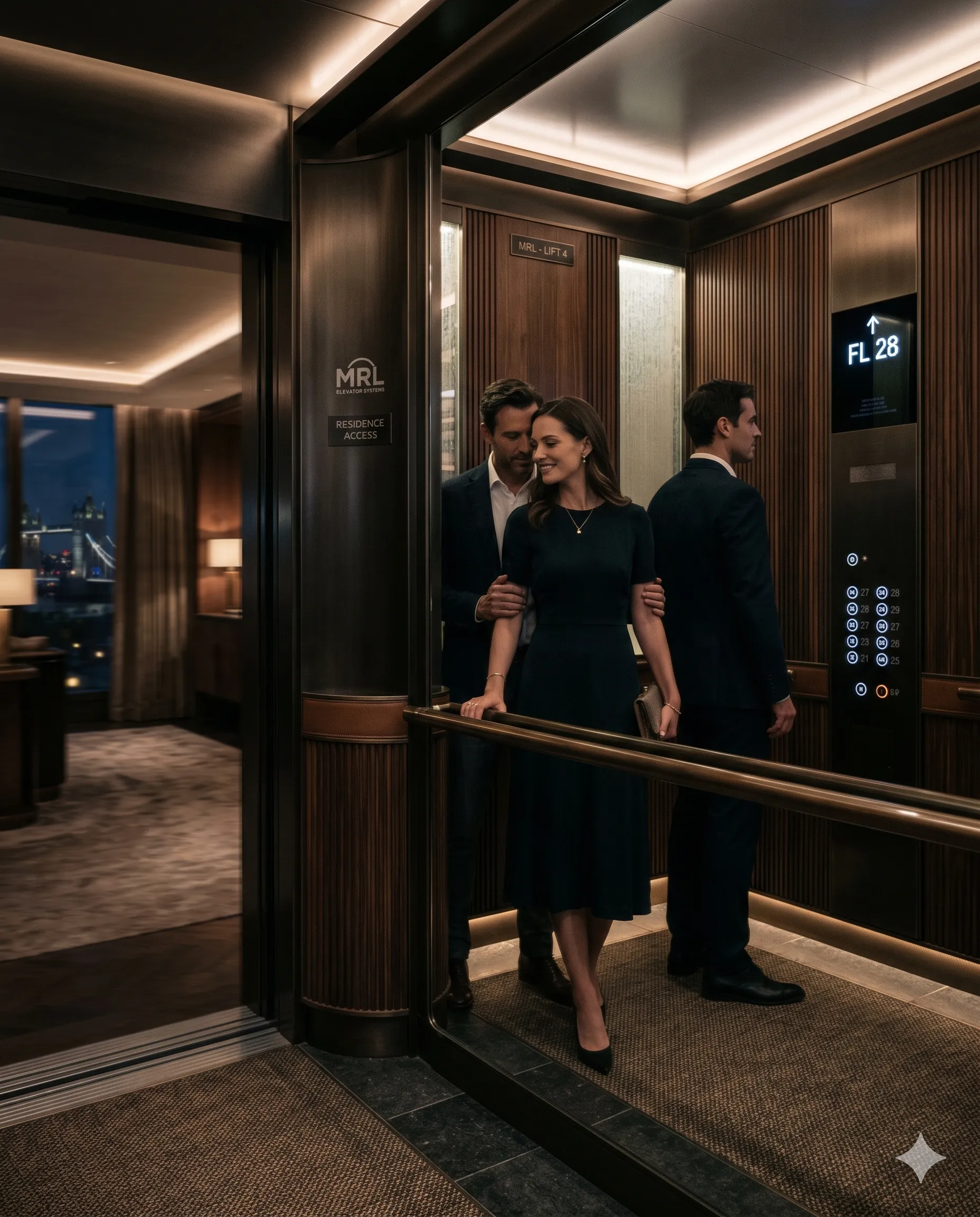 Low noise MRL elevator performance